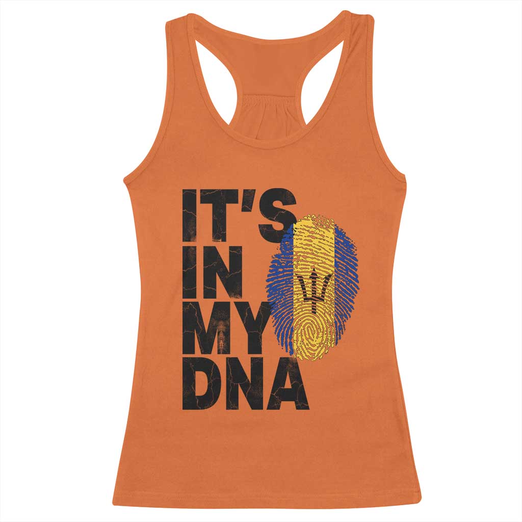 It's In My DNA Barbados Barbadian Racerback Tank Top Pride Heritage Patriotic Gift