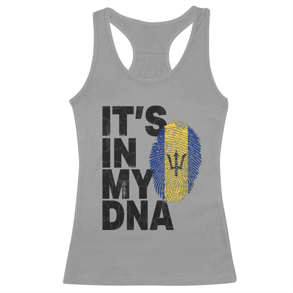 It's In My DNA Barbados Barbadian Racerback Tank Top Pride Heritage Patriotic Gift