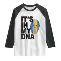 It's In My DNA Barbados Barbadian Raglan Shirt Pride Heritage Patriotic Gift
