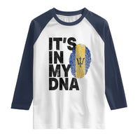 It's In My DNA Barbados Barbadian Raglan Shirt Pride Heritage Patriotic Gift