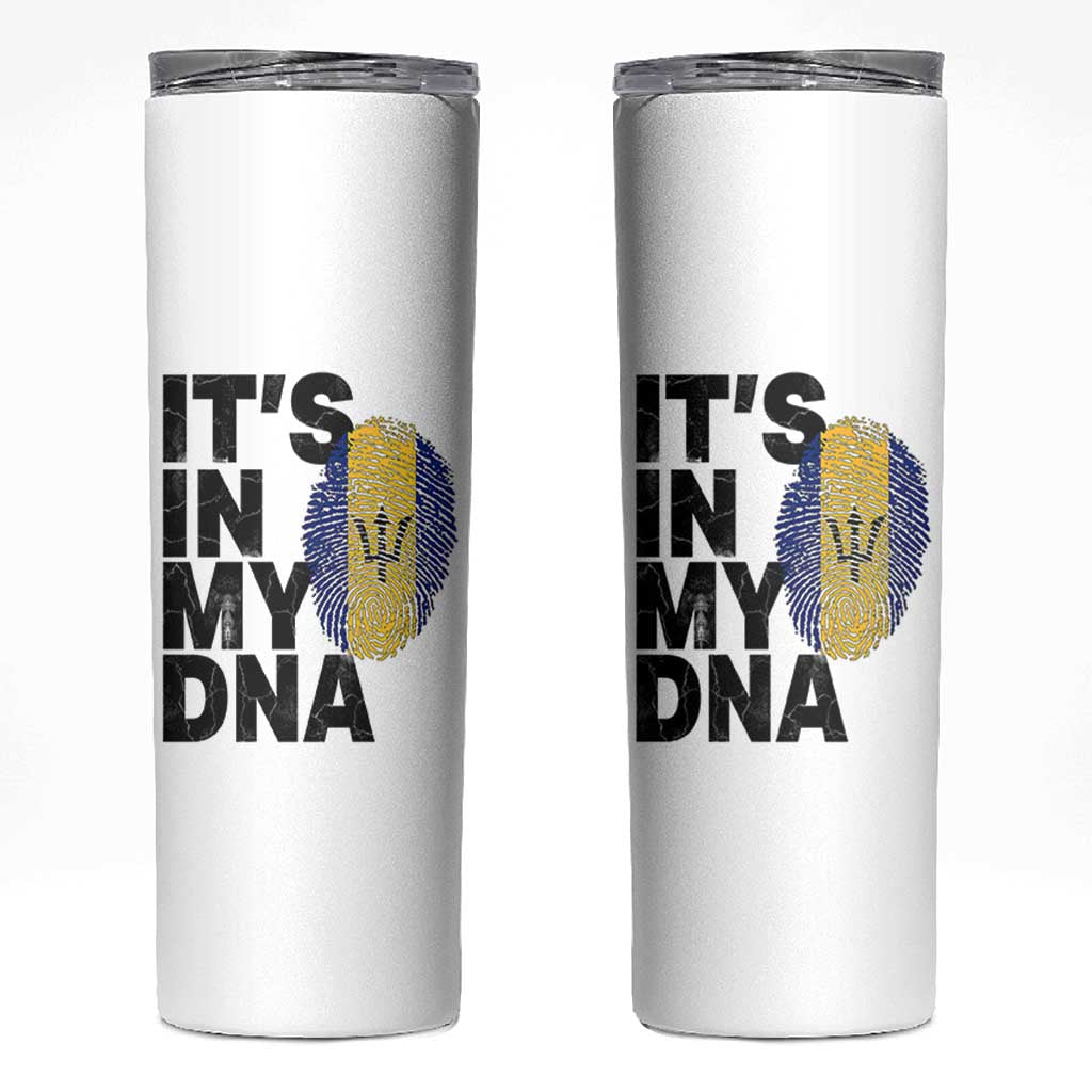 It's In My DNA Barbados Barbadian Skinny Tumbler Pride Heritage Patriotic Gift
