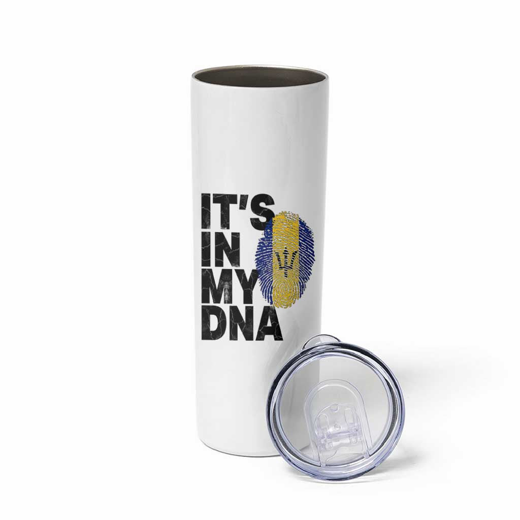 It's In My DNA Barbados Barbadian Skinny Tumbler Pride Heritage Patriotic Gift