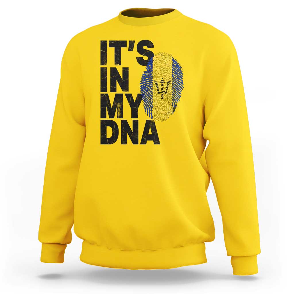 It's In My DNA Barbados Barbadian Sweatshirt Pride Heritage Patriotic Gift
