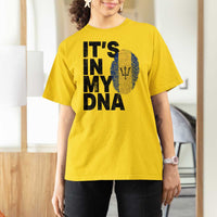 It's In My DNA Barbados Barbadian T Shirt For Women Pride Heritage Patriotic Gift