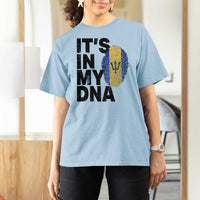 It's In My DNA Barbados Barbadian T Shirt For Women Pride Heritage Patriotic Gift
