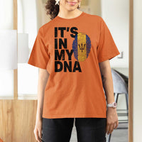 It's In My DNA Barbados Barbadian T Shirt For Women Pride Heritage Patriotic Gift