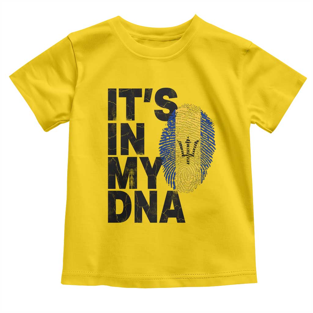 It's In My DNA Barbados Barbadian Toddler T Shirt Pride Heritage Patriotic Gift