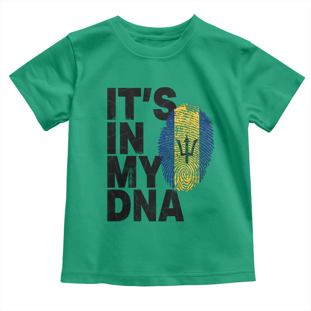 It's In My DNA Barbados Barbadian Toddler T Shirt Pride Heritage Patriotic Gift