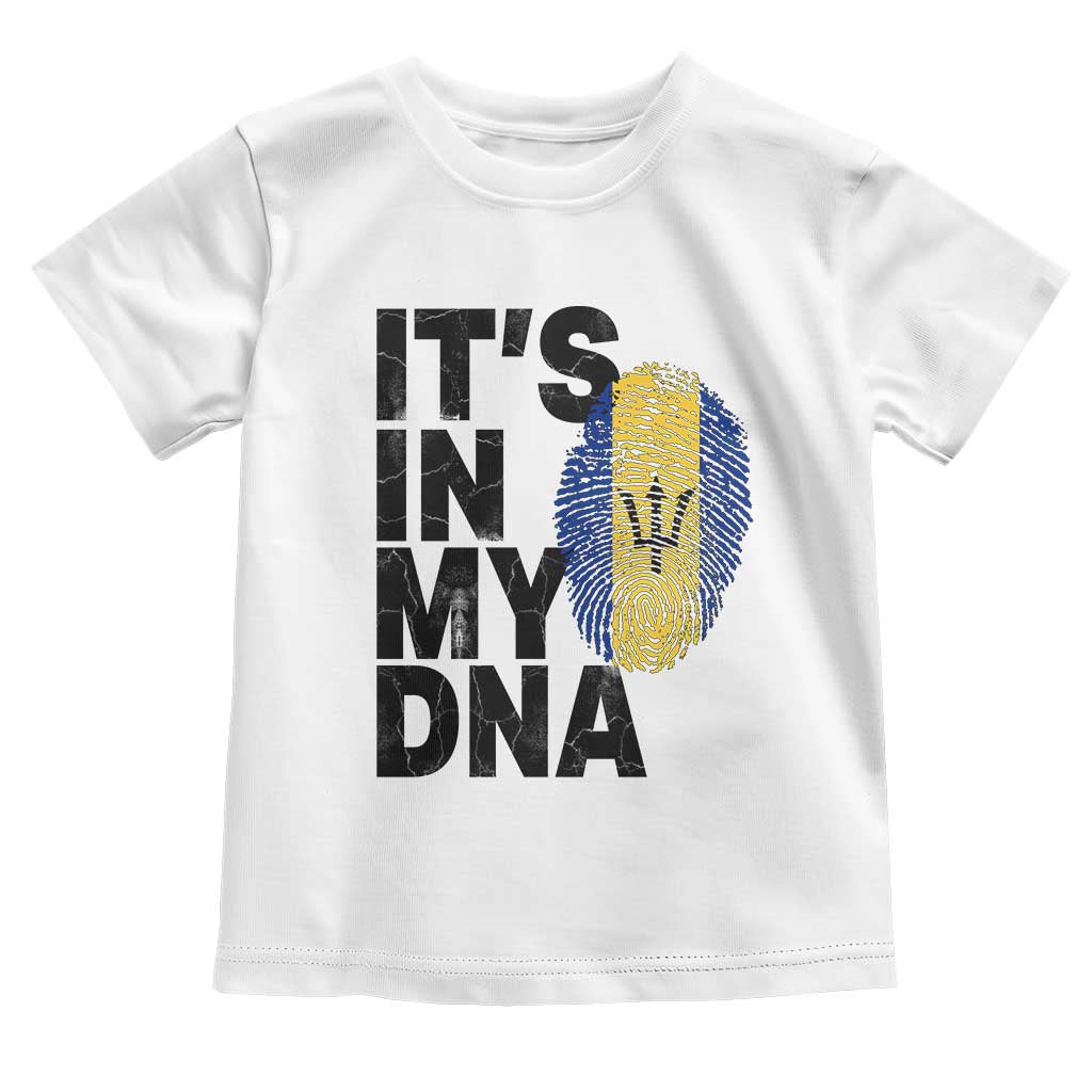 It's In My DNA Barbados Barbadian Toddler T Shirt Pride Heritage Patriotic Gift