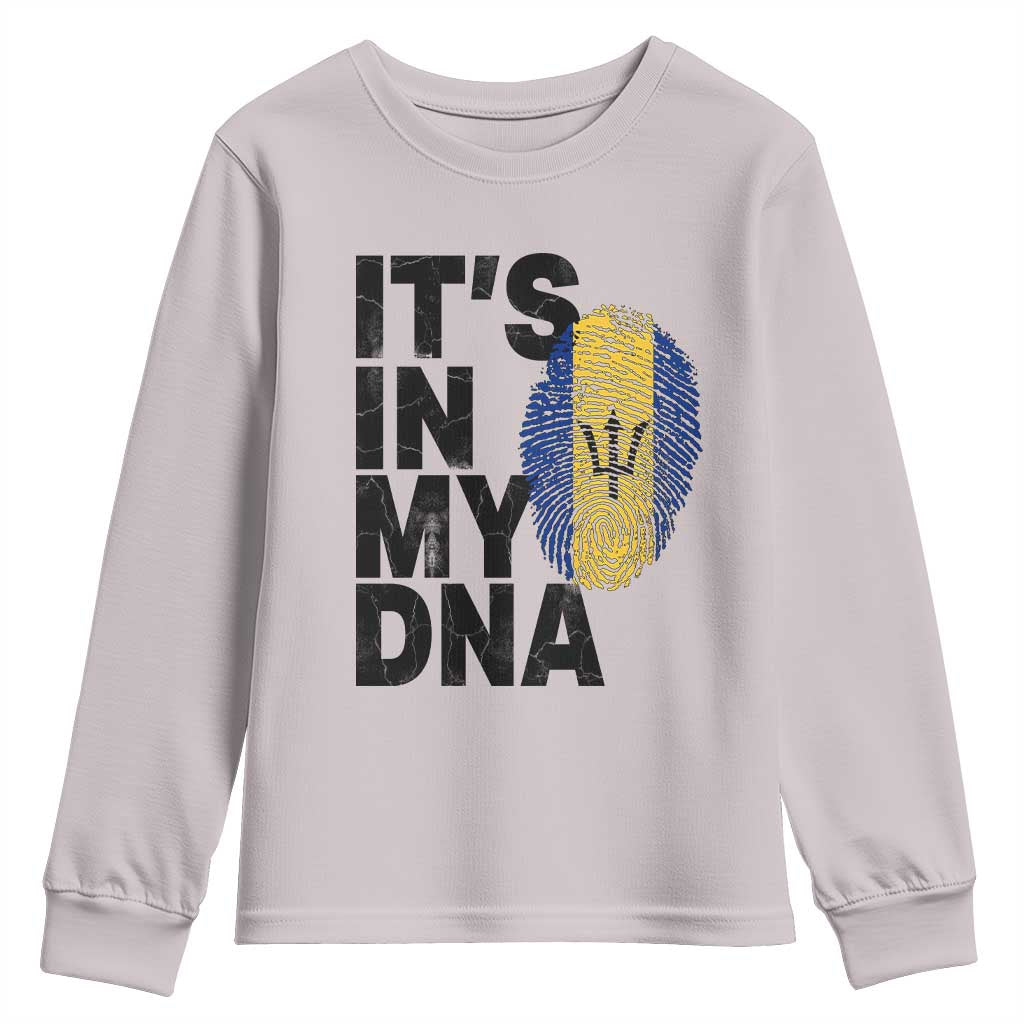 It's In My DNA Barbados Barbadian Youth Sweatshirt Pride Heritage Patriotic Gift
