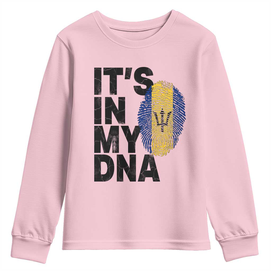 It's In My DNA Barbados Barbadian Youth Sweatshirt Pride Heritage Patriotic Gift