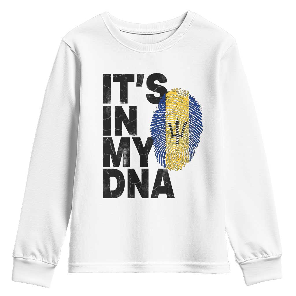 It's In My DNA Barbados Barbadian Youth Sweatshirt Pride Heritage Patriotic Gift
