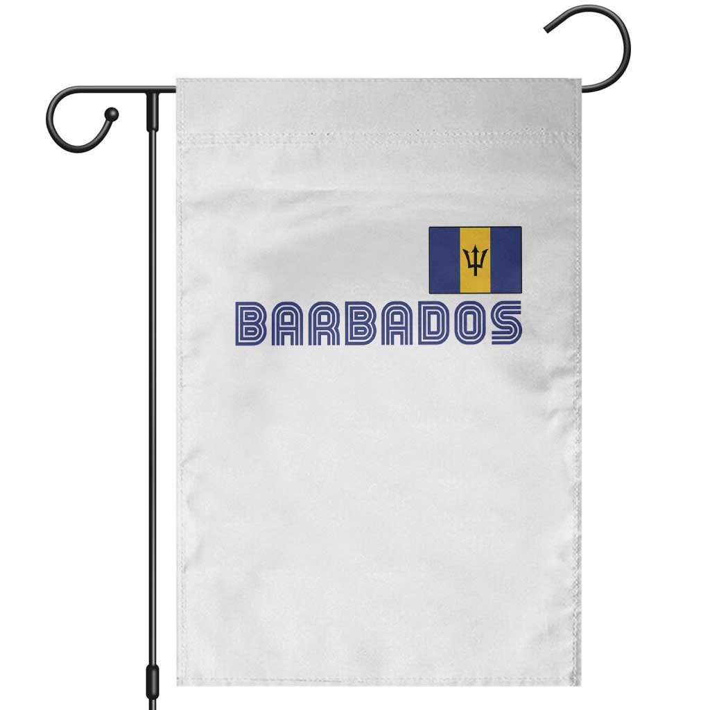 Retro Barbados Garden Flag Vintage Barbadian Souvenir Caribbean Island Pride Heritage Gift