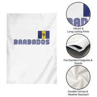 Retro Barbados Garden Flag Vintage Barbadian Souvenir Caribbean Island Pride Heritage Gift