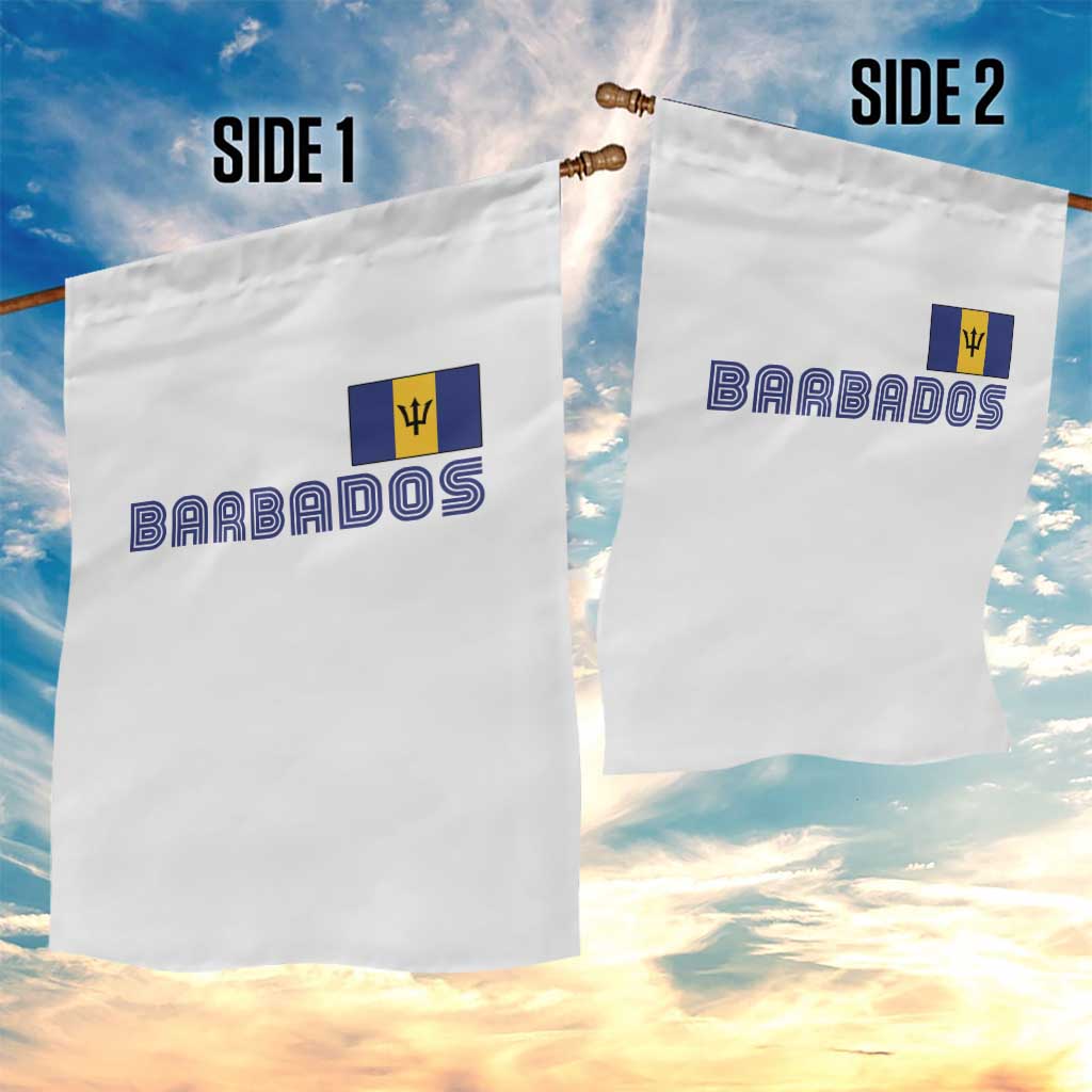 Retro Barbados Garden Flag Vintage Barbadian Souvenir Caribbean Island Pride Heritage Gift