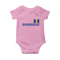Retro Barbados Baby Onesie Vintage Barbadian Souvenir Caribbean Island Pride Heritage Gift