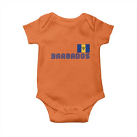 Retro Barbados Baby Onesie Vintage Barbadian Souvenir Caribbean Island Pride Heritage Gift