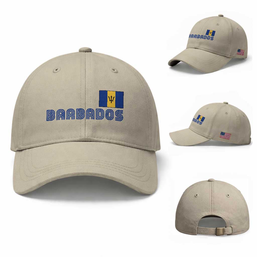 Retro Barbados Baseball Cap Vintage Barbadian Souvenir Caribbean Island Pride Heritage Gift