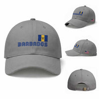 Retro Barbados Baseball Cap Vintage Barbadian Souvenir Caribbean Island Pride Heritage Gift