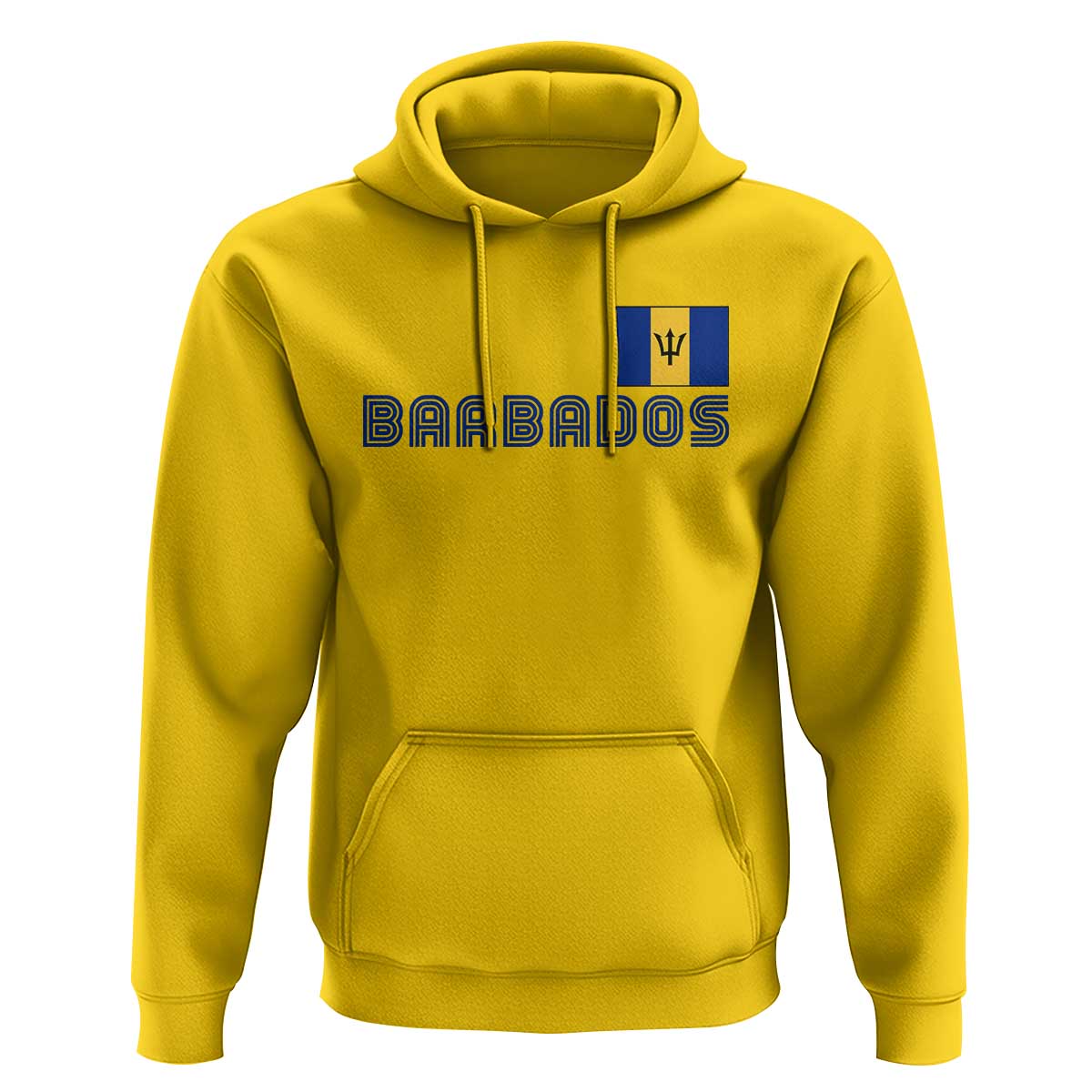Retro Barbados Hoodie Vintage Barbadian Souvenir Caribbean Island Pride Heritage Gift
