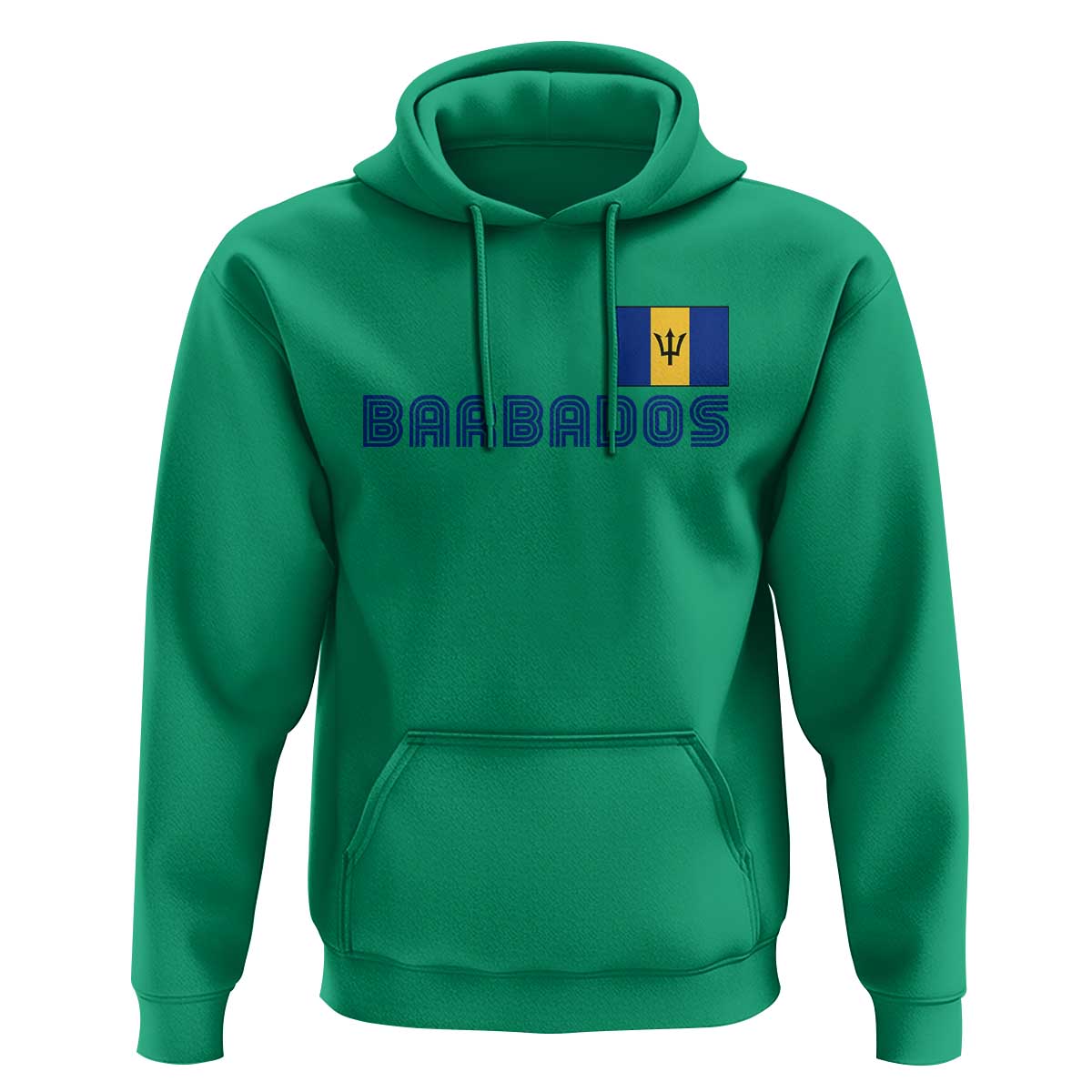 Retro Barbados Hoodie Vintage Barbadian Souvenir Caribbean Island Pride Heritage Gift