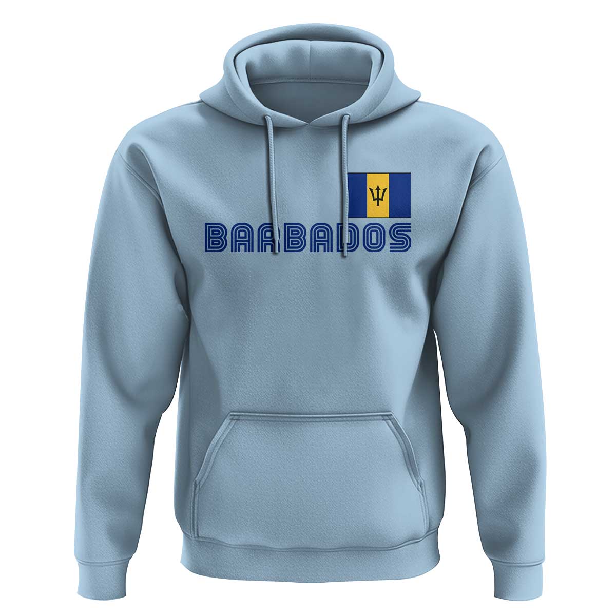 Retro Barbados Hoodie Vintage Barbadian Souvenir Caribbean Island Pride Heritage Gift