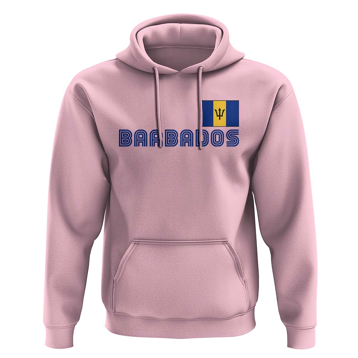 Retro Barbados Hoodie Vintage Barbadian Souvenir Caribbean Island Pride Heritage Gift