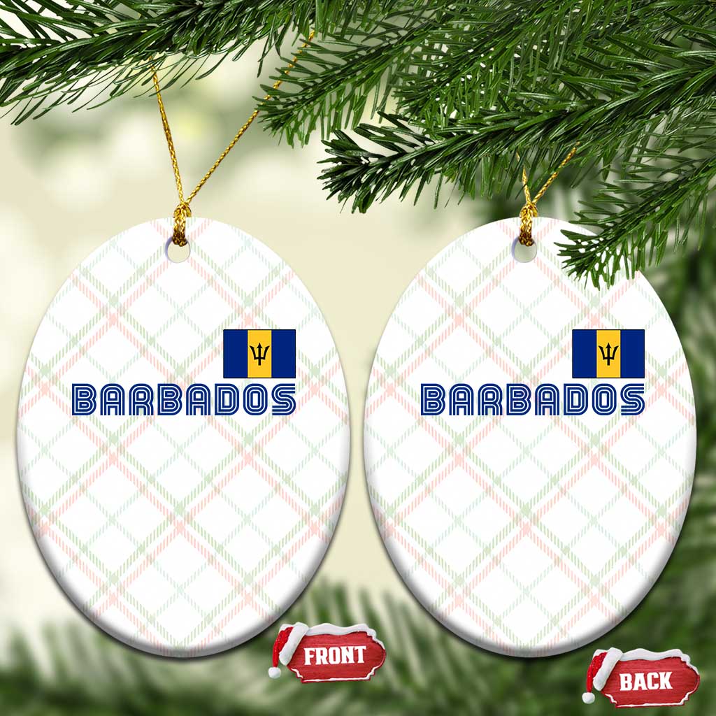 Retro Barbados Ceramic Ornament Vintage Barbadian Souvenir Caribbean Island Pride Heritage Gift