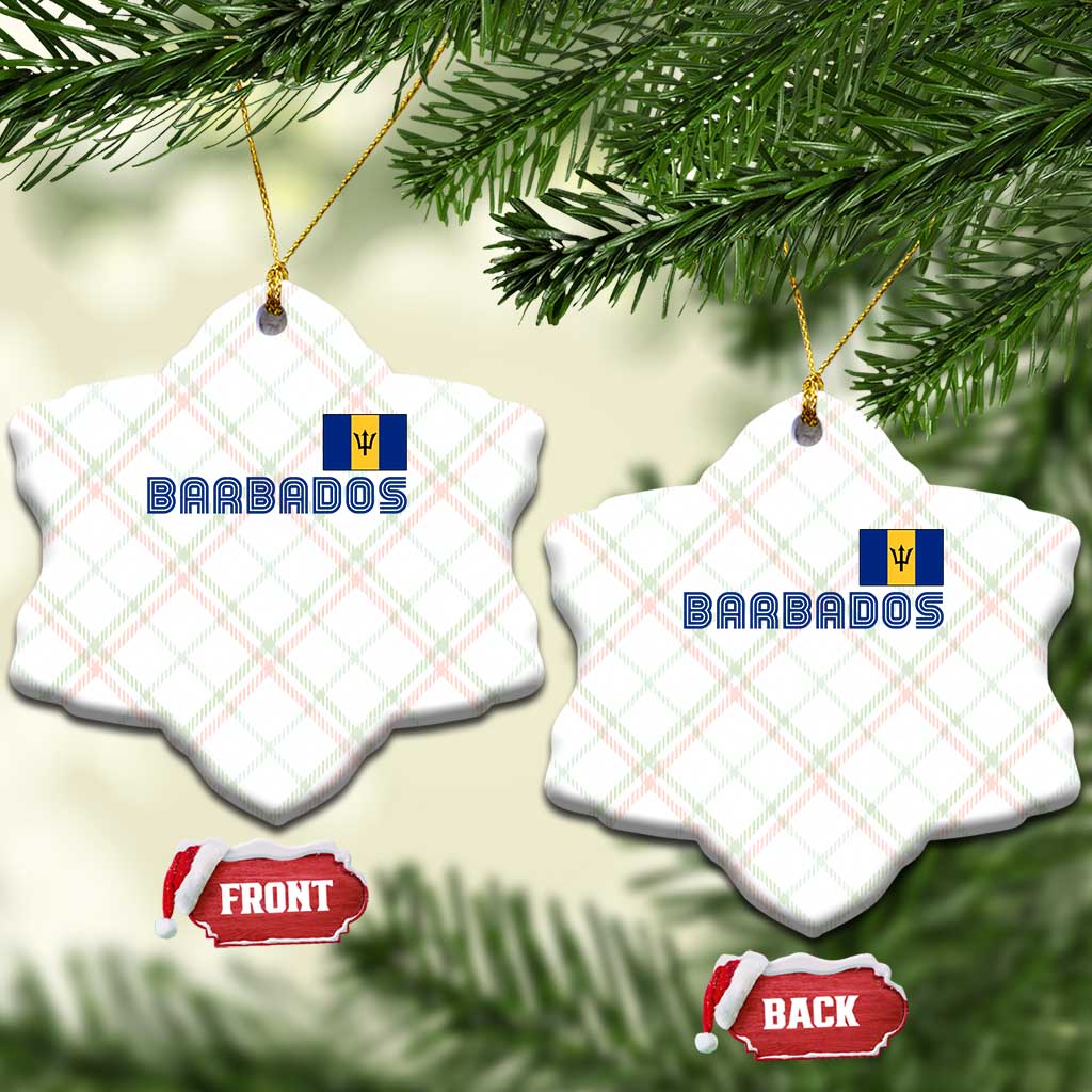 Retro Barbados Ceramic Ornament Vintage Barbadian Souvenir Caribbean Island Pride Heritage Gift