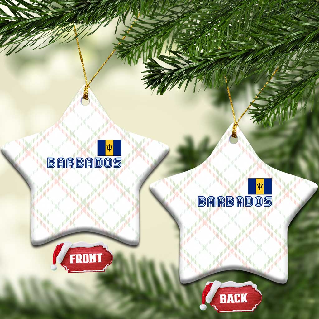 Retro Barbados Ceramic Ornament Vintage Barbadian Souvenir Caribbean Island Pride Heritage Gift