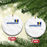 Retro Barbados Ceramic Ornament Vintage Barbadian Souvenir Caribbean Island Pride Heritage Gift
