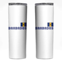 Retro Barbados Skinny Tumbler Vintage Barbadian Souvenir Caribbean Island Pride Heritage Gift