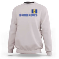 Retro Barbados Sweatshirt Vintage Barbadian Souvenir Caribbean Island Pride Heritage Gift
