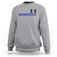 Retro Barbados Sweatshirt Vintage Barbadian Souvenir Caribbean Island Pride Heritage Gift