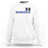 Retro Barbados Sweatshirt Vintage Barbadian Souvenir Caribbean Island Pride Heritage Gift