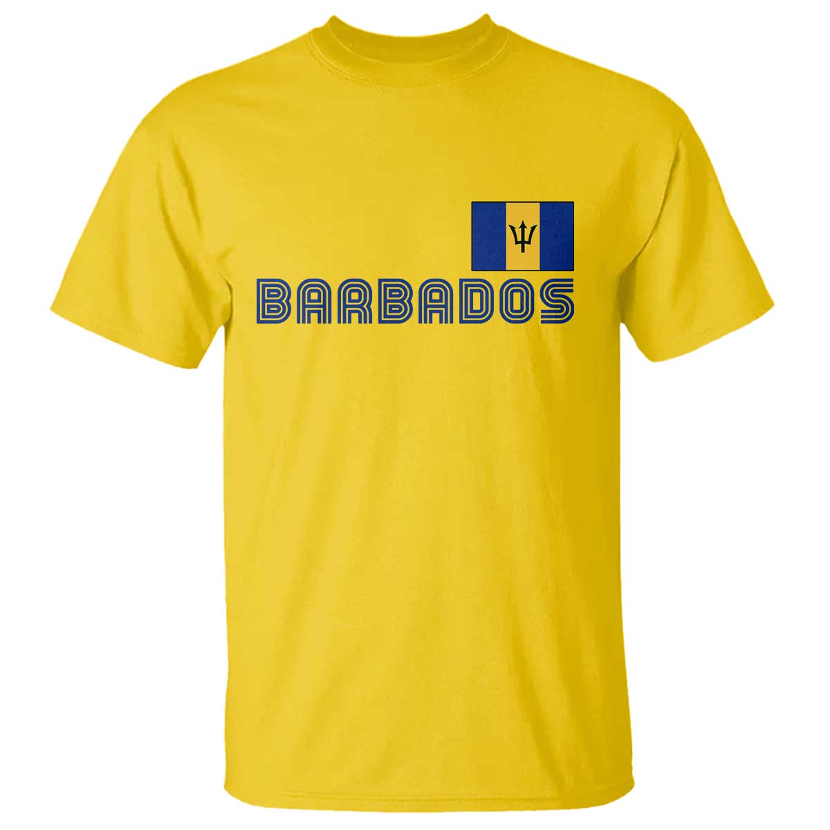 Retro Barbados T Shirt Vintage Barbadian Souvenir Caribbean Island Pride Heritage Gift