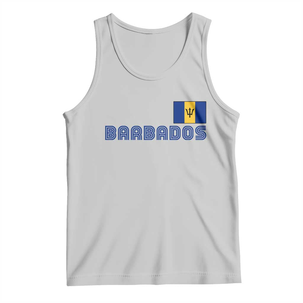 Retro Barbados Tank Top Vintage Barbadian Souvenir Caribbean Island Pride Heritage Gift