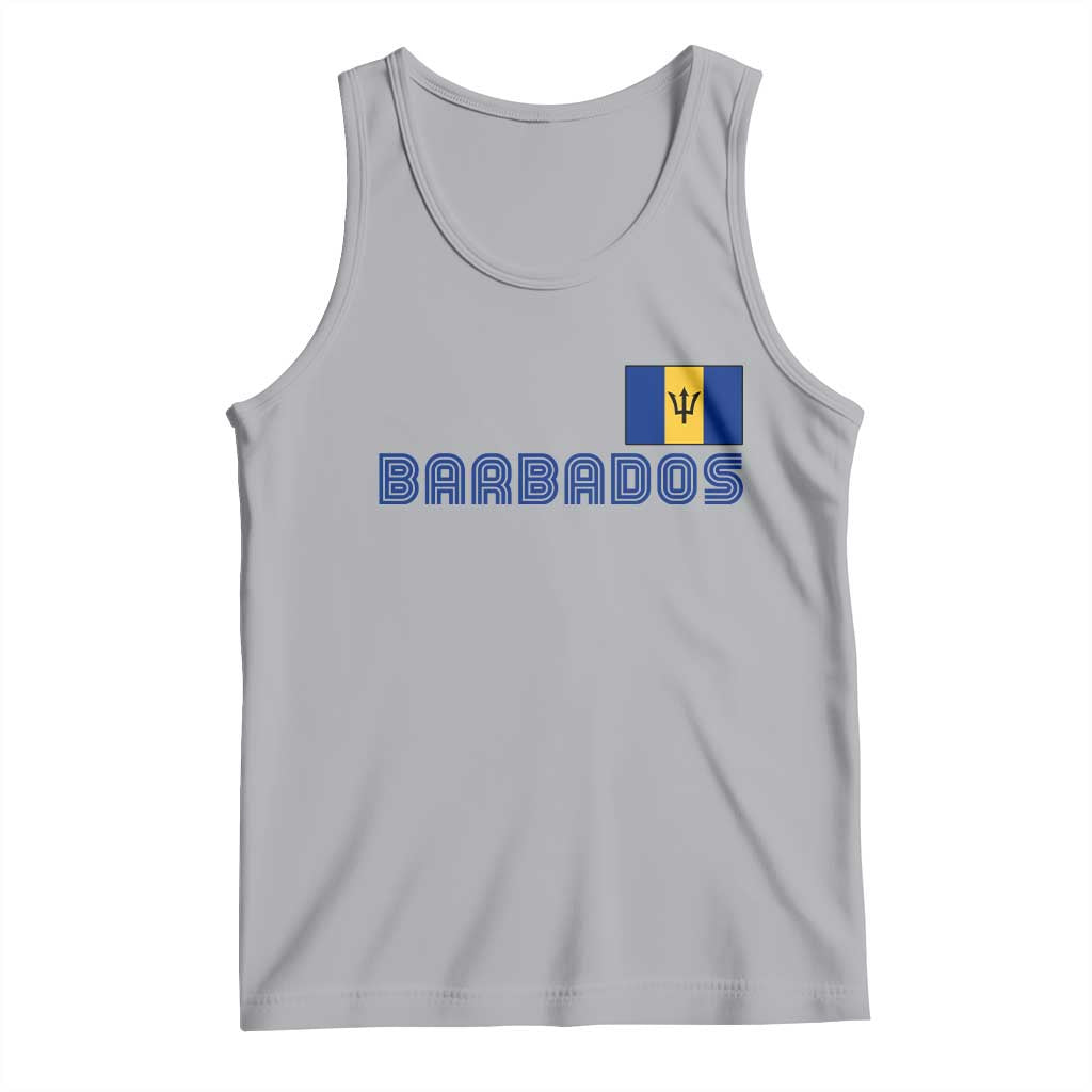 Retro Barbados Tank Top Vintage Barbadian Souvenir Caribbean Island Pride Heritage Gift