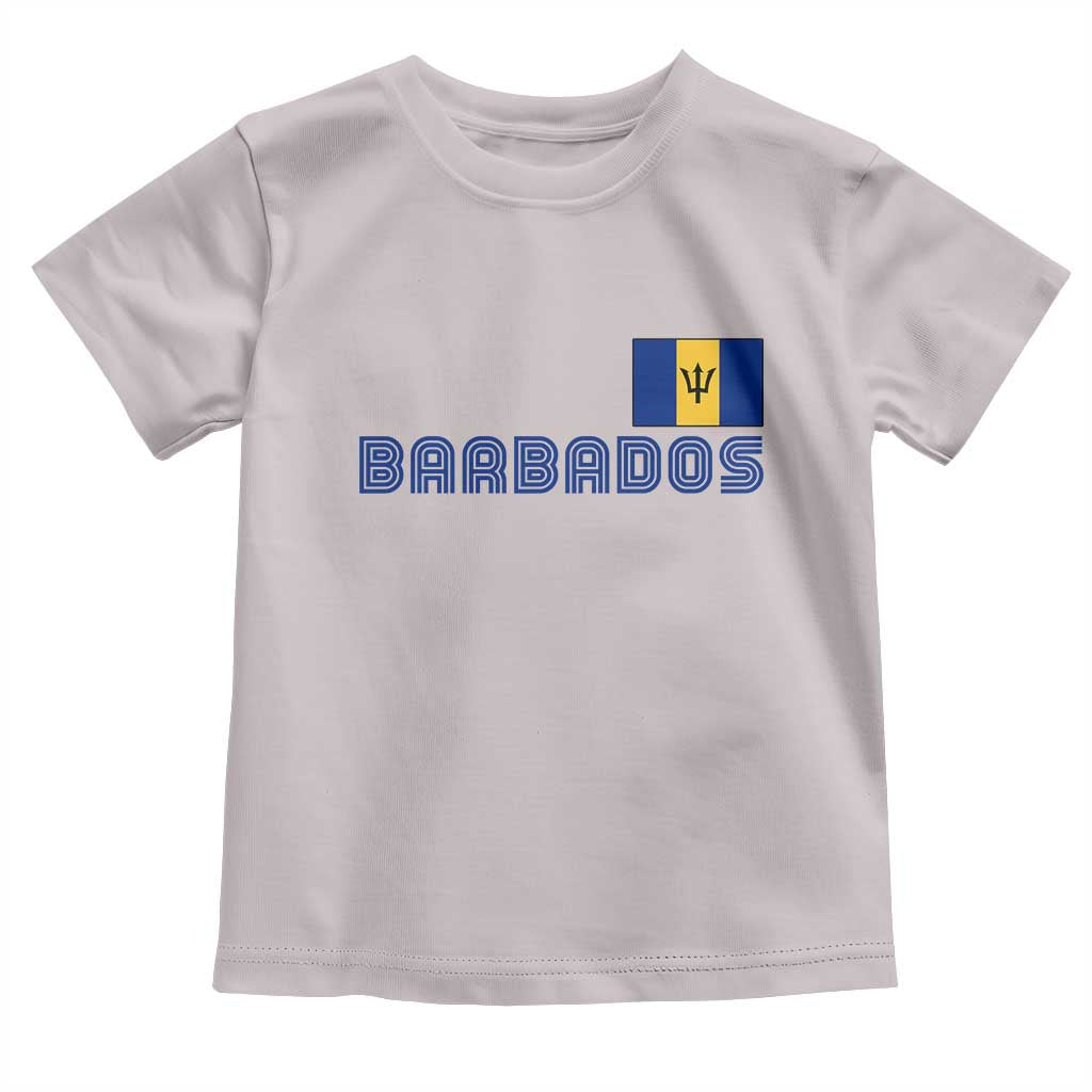 Retro Barbados Toddler T Shirt Vintage Barbadian Souvenir Caribbean Island Pride Heritage Gift