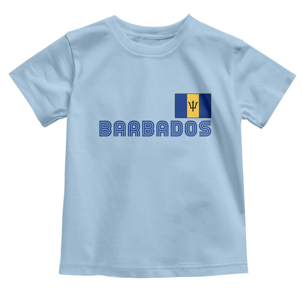 Retro Barbados Toddler T Shirt Vintage Barbadian Souvenir Caribbean Island Pride Heritage Gift