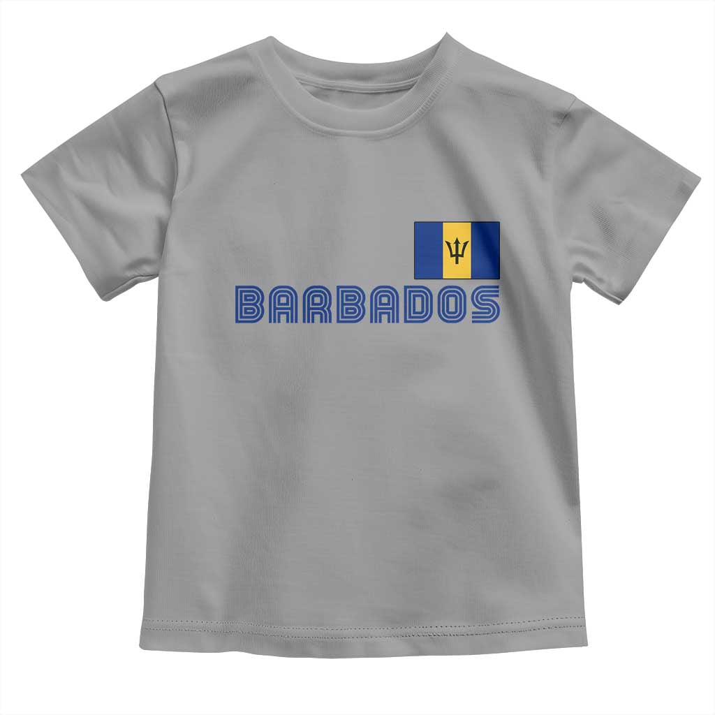 Retro Barbados Toddler T Shirt Vintage Barbadian Souvenir Caribbean Island Pride Heritage Gift