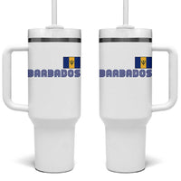 Retro Barbados Tumbler With Handle Vintage Barbadian Souvenir Caribbean Island Pride Heritage Gift