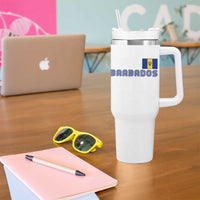 Retro Barbados Tumbler With Handle Vintage Barbadian Souvenir Caribbean Island Pride Heritage Gift
