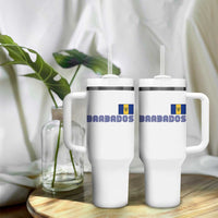 Retro Barbados Tumbler With Handle Vintage Barbadian Souvenir Caribbean Island Pride Heritage Gift