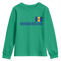 Retro Barbados Youth Sweatshirt Vintage Barbadian Souvenir Caribbean Island Pride Heritage Gift