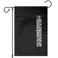 Barbados Flag Garden Flag Distressed Vertical Typography Caribbean Island Pride Heritage Gift