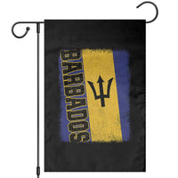 Vintage Barbados Flag Garden Flag Distressed Patriotic Caribbean Island Barbadian Pride Heritage Gift