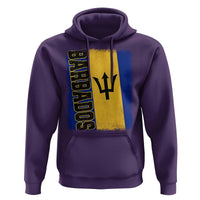 Vintage Barbados Flag Hoodie Distressed Patriotic Caribbean Island Barbadian Pride Heritage Gift