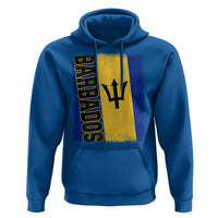 Vintage Barbados Flag Hoodie Distressed Patriotic Caribbean Island Barbadian Pride Heritage Gift
