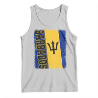 Vintage Barbados Flag Tank Top Distressed Patriotic Caribbean Island Barbadian Pride Heritage Gift